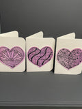 Mini heart cards