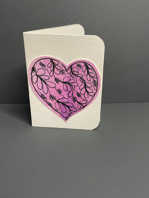 Mini heart cards