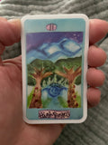 Vinyl Sticker (Clear background) High Priestess